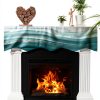 Liajuuhlgas Mantle Scarf Polyester Fireplace Decor Home-1