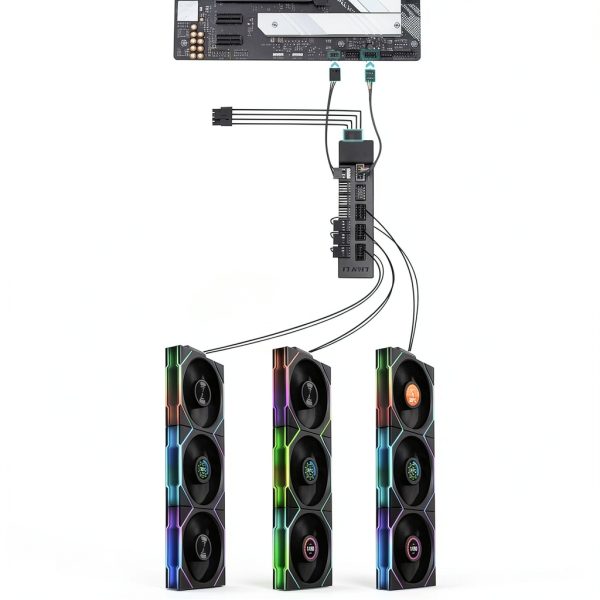 Lian Li 5V 5W Air Cooling Fan for Desktop-5