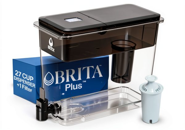 Brita Ultramax Water Filter Pitcher Change Indicator Black-0