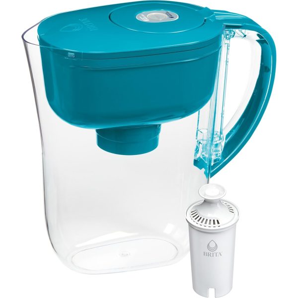 Brita Metro Water Pitcher BPA Free Filter Turquoise-12