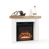 HOMCOM Modern Fireplace Mantel Surround-7