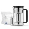 Aarke Water Filter Pitcher Glass Stainless Steel Purifier-0