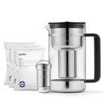 Aarke Water Filter Pitcher Glass Stainless Steel Purifier-0
