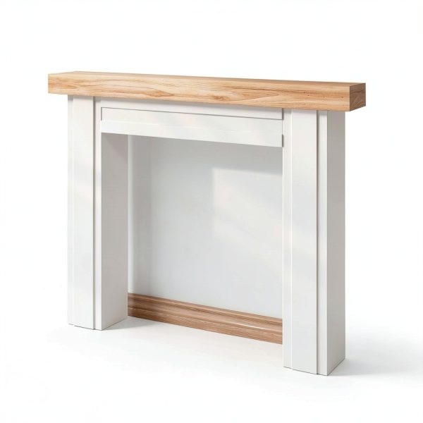 HOMCOM Modern Fireplace Mantel Surround-6