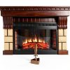 Fireplace Mantel Shield Otoolling Iron Rustic-3