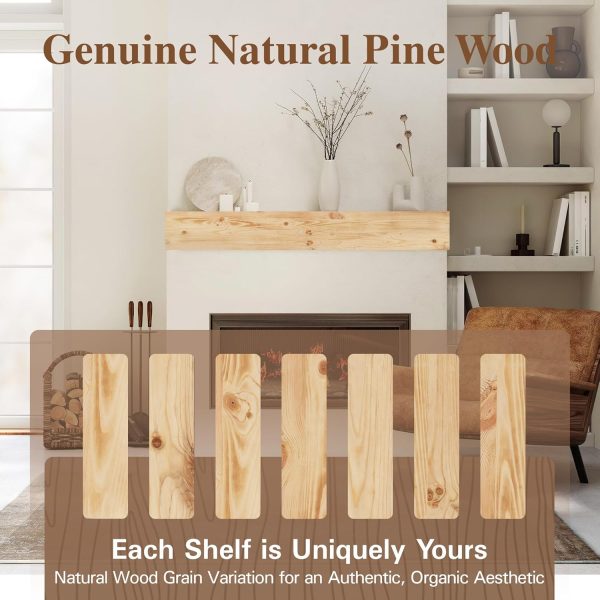 Eshoma Fireplace Mantel Surrounds Walnut 72-3