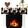 Fireplace Mantel Scarf Lsrtoss Polyester 70x17-1