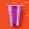 Hefty Disposable Party Cups Assorted Colors 16 Ounce-1