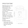 Aarke Water Filter Pitcher Glass Stainless Steel Purifier-7