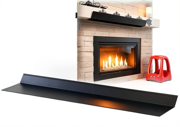 Fireplace Mantel Shield Otoolling Iron Rustic-0