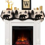 Fireplace Mantel Scarf Lsrtoss Polyester 70x17-0