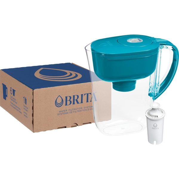 Brita Metro Water Pitcher BPA Free Filter Turquoise-15