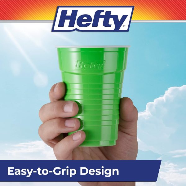 Hefty Disposable Party Cups Assorted Colors 16 Ounce-4