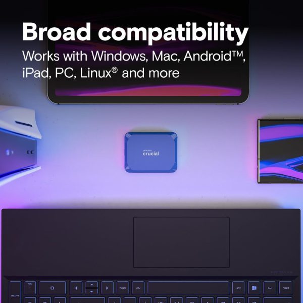 Crucial X10 Portable SSD 1TB Blue External SSD-4