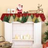 Huotupsine Christmas Mantel Decorations Polyester 60 x 17-1