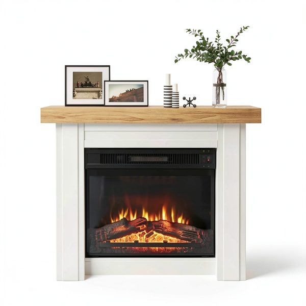 HOMCOM Modern Fireplace Mantel Surround-2