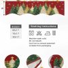 Huotupsine Christmas Mantel Decorations Polyester 60 x 17-5