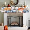 Victoroes Thanksgiving Fireplace Mantel Scarf Polyester Fall-4