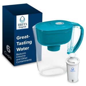 Brita Metro Water Pitcher BPA Free Filter Turquoise-0