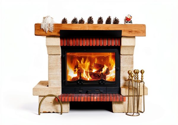 Fireplace Mantel Shield Otoolling Iron Rustic-2