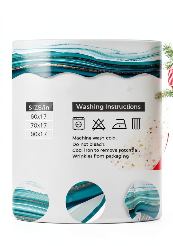 Liajuuhlgas Mantle Scarf Polyester Fireplace Decor Home-4