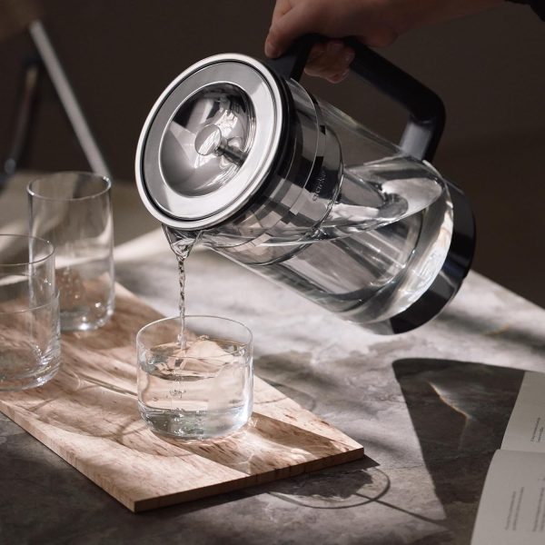 Aarke Water Filter Pitcher Glass Stainless Steel Purifier-8