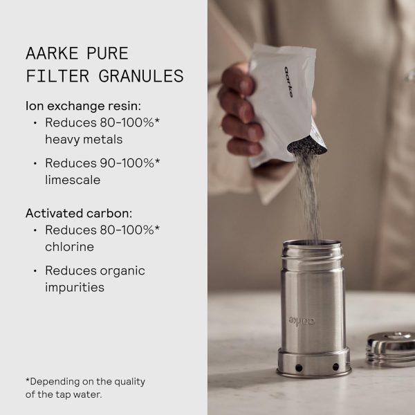 Aarke Water Filter Pitcher Glass Stainless Steel Purifier-3
