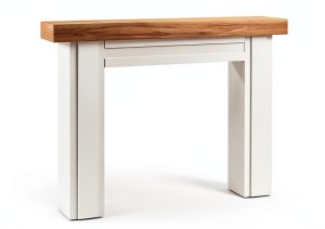 HOMCOM Modern Fireplace Mantel Surround-0