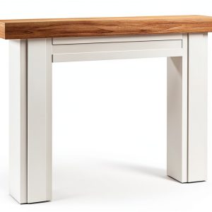 HOMCOM Modern Fireplace Mantel Surround-0