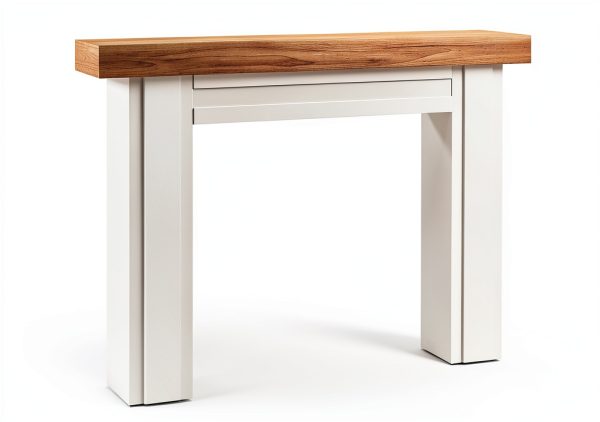 HOMCOM Modern Fireplace Mantel Surround-0