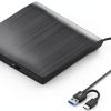 ROOFULL External CD DVD Drive Laptop Mac USB 3.0-8