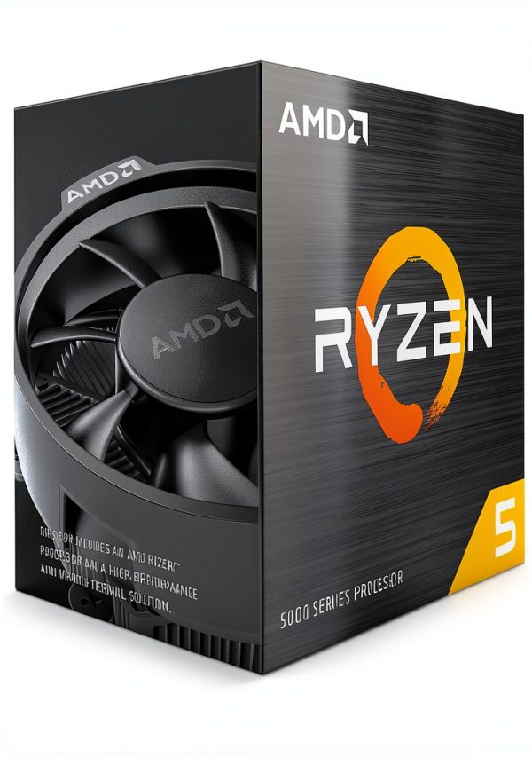 AMD Ryzen 5 5500 Processor with Wraith Stealth Cooler Gray 4.2GHz-1