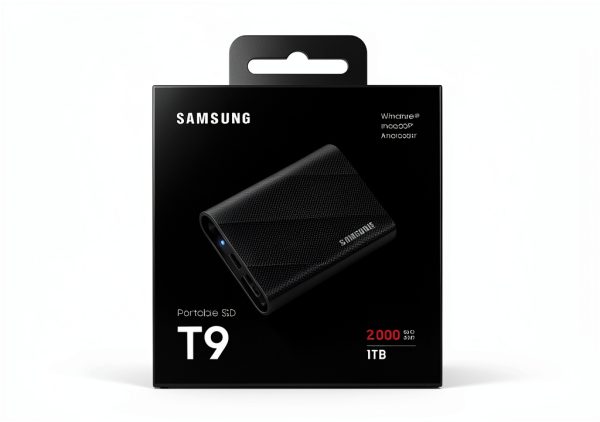 Samsung T9 Portable SSD 4TB Black External Solid State Drive-7