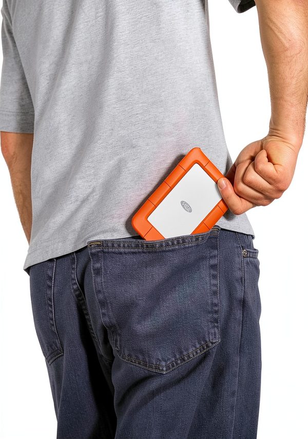 LaCie Rugged Mini 2TB External Hard Drive Orange USB 3.0 Portable-4