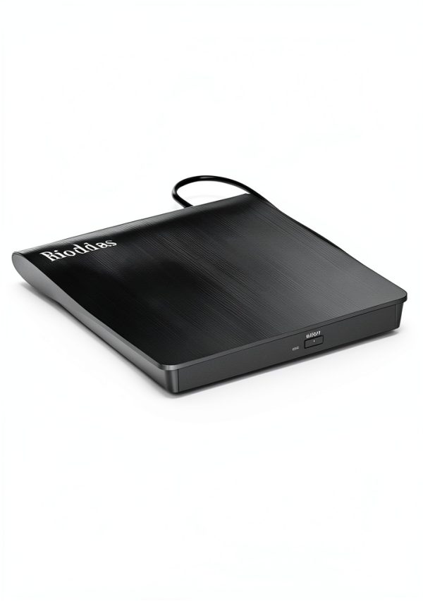 USB CD/DVD Drive Rioddas BT638 Dual Port USB‑A/USB‑C 3.0 External-5