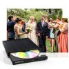 Laurensory Portable CD/DVD Burner Drive Black USB 3.0 High Speed-6