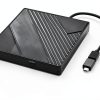 External DVD Drive Amicool A11 Black Slim Portable USB C Model-4