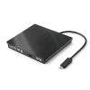 YOTUO External USB‑C CD/DVD Drive Black IDD029 Dual Port High Speed-4