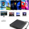 Laurensory Portable CD/DVD Burner Drive Black USB 3.0 High Speed-5