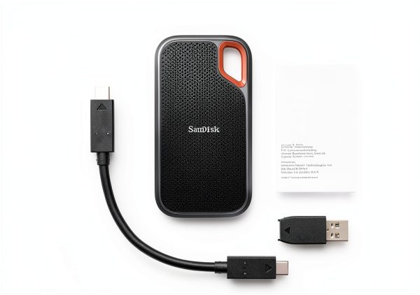 SanDisk Extreme Portable SSD 2TB Black USB-C Solid State Drive-2