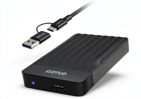 YOTUO External Hard Drive 1TB USB 3.0 Hybrid Portable Black-0