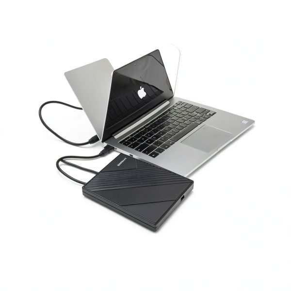 External DVD Drive Amicool A11 Black Slim Portable USB C Model-6