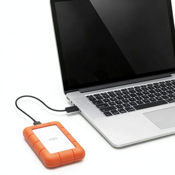 LaCie Rugged Mini 2TB External Hard Drive Orange USB 3.0 Portable-8