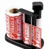 Manual Label Sticker Roll Dispenser owfccla Adjustable Tabletop-2
