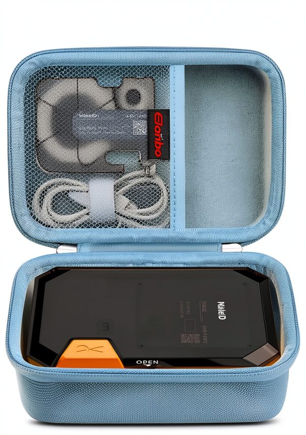 Elonbo Carrying Case for Makeid P31 Label Maker Blue Travel Bag-0