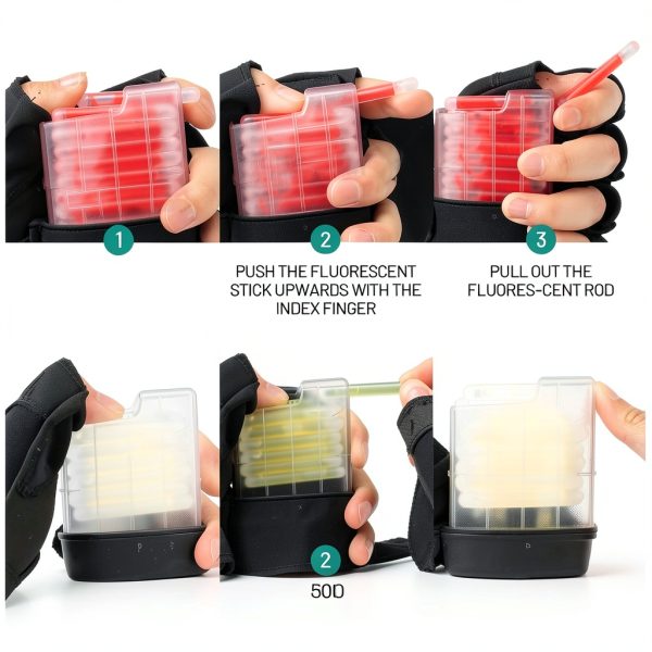 Marking Light Aymzbd Label Dispenser Nylon Sleeve Black 20x2x15cm-4