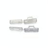 The Lord of the Tools 100pcs Cable Label Boxes Cable Wire Clip Wire Waterproof Marking Box 30 x 10 mm Wire Transparent Signage Identification Box Cable Waterproof Label Box-5