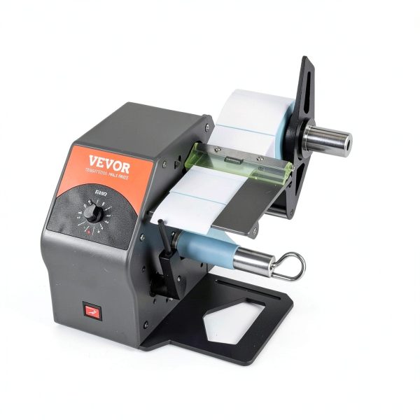 VEVOR Automatic Label Dispenser, Width 0.2"-4.5"/5-115 mm, Length 0.2"/5 mm-∞, Automatic Label Stripper Label Separating Machine, Speed Adjustable Label Applicator for Transparent and Opaque Labels-1
