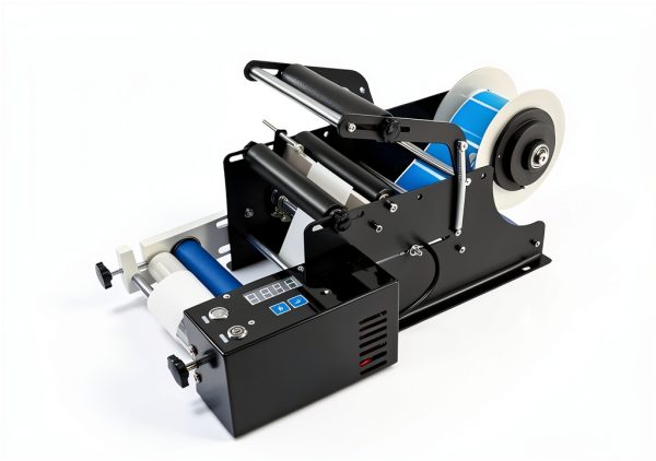 Semi-Automatic Plane Labeling Machine TozMvi Electric Bottle Labeler-0