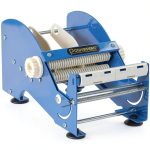 Aviditi SL9506 Steel Manual Table Top Label Dispenser 1" Core Blue 6in-0